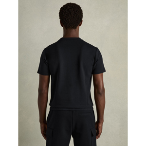 REISS Bradley Interlock Jersey Crew Neck